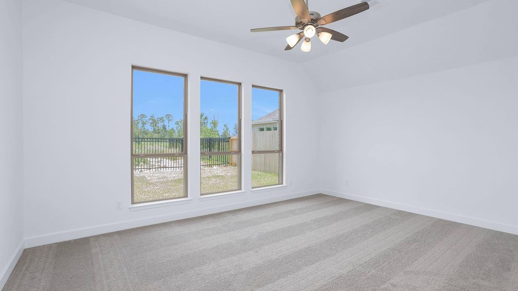 Spacious, unfurnished interior of a new home in Grand Central Park 50', Conroe (Image 8). Spacious, unfurnished interior of a new home in Grand Central Park 50', Conroe (Image 8).