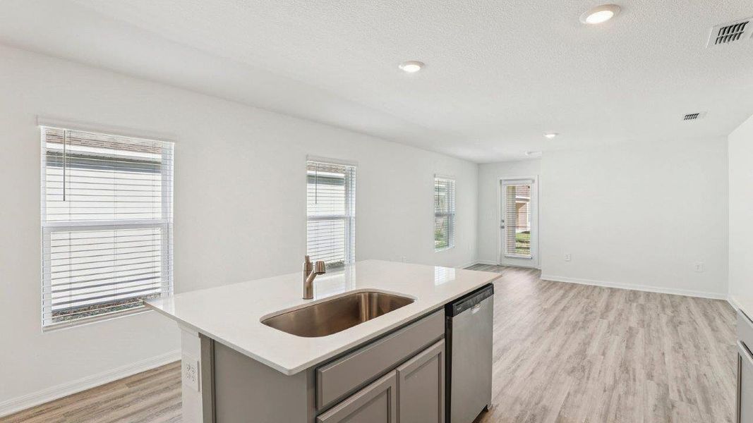 Furnished interior view inside a new home in Hamilton Bluff, Lake Hamilton (Image 7).