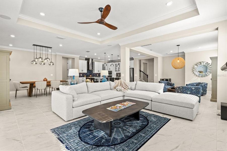 Furnished interior view inside a new home in , Bradenton (Image 39).