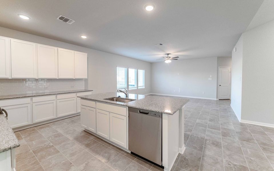 Furnished interior view inside a new home in Cloud Country, New Braunfels (Image 6).