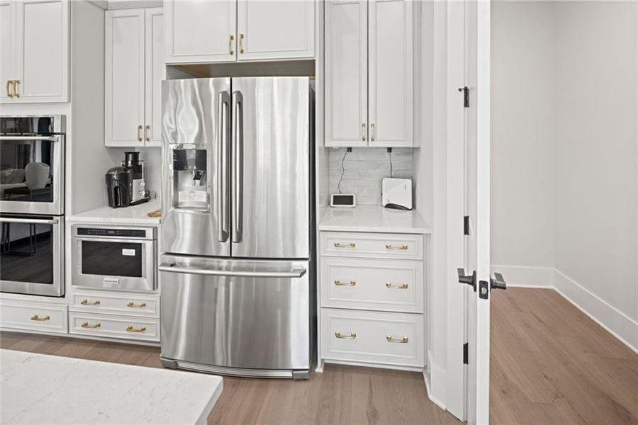 Furnished interior view inside a new home in Soleil Belmont Park, Canton (Image 32).