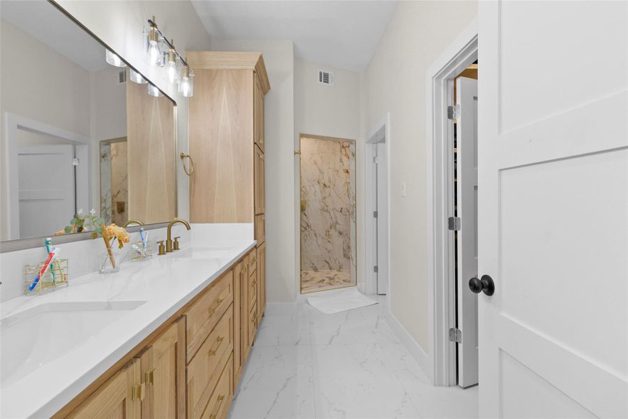 Furnished interior view inside a new home in , Shepherd (Image 8).