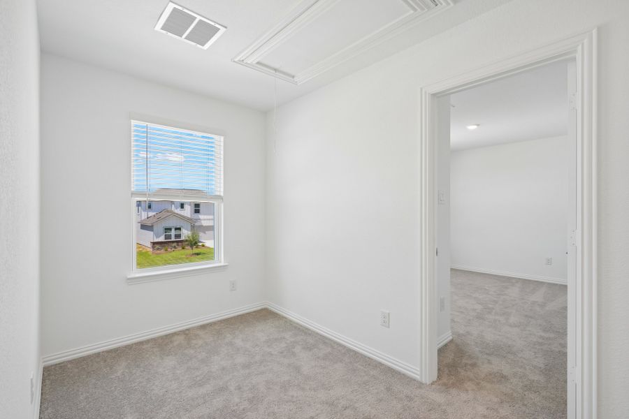 Spacious, unfurnished interior of a new home in River Ridge, Crandall (Image 29). Spacious, unfurnished interior of a new home in River Ridge, Crandall (Image 29).