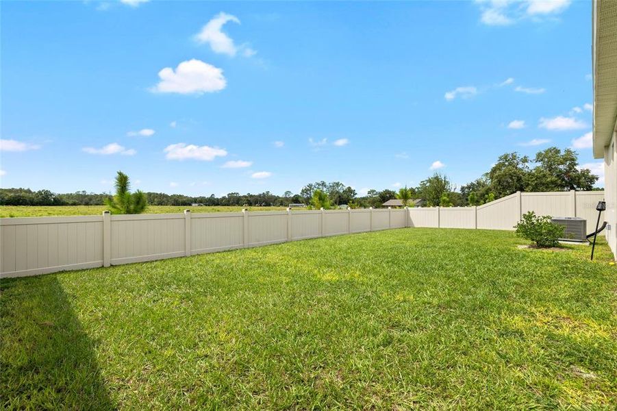 Exterior details and patio area of a home in Riverstone, Land O' Lakes (Image 22).