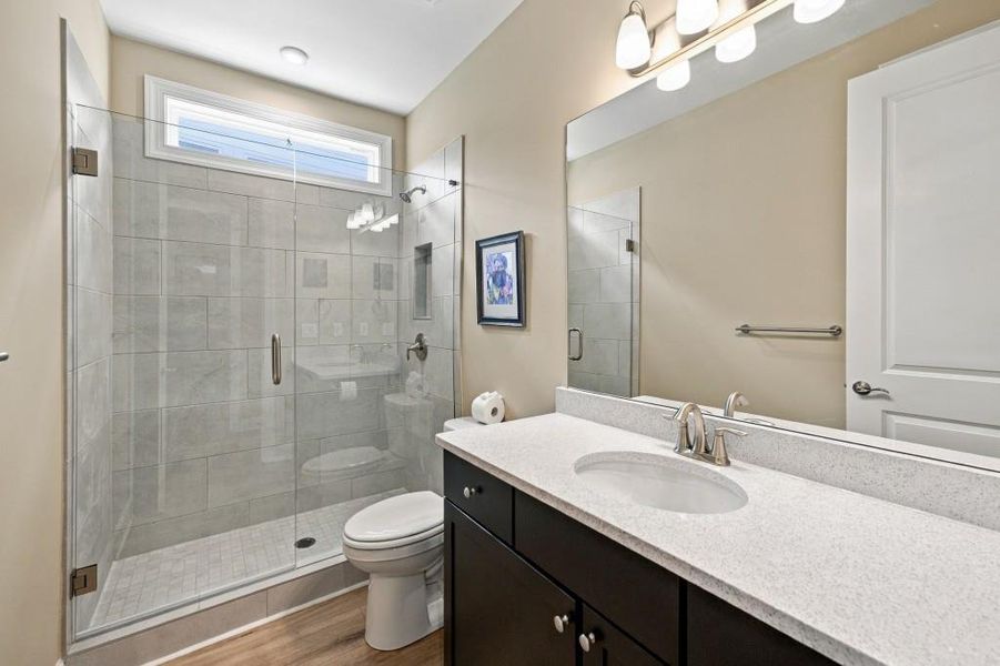 Furnished interior view inside a new home in , Hoschton (Image 38).