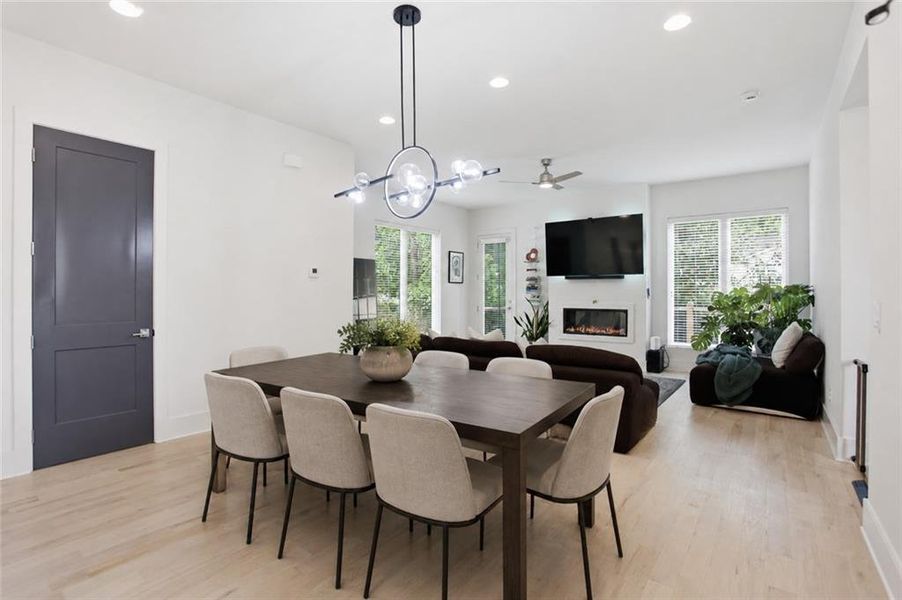 Furnished interior view inside a new home in , Atlanta (Image 26).
