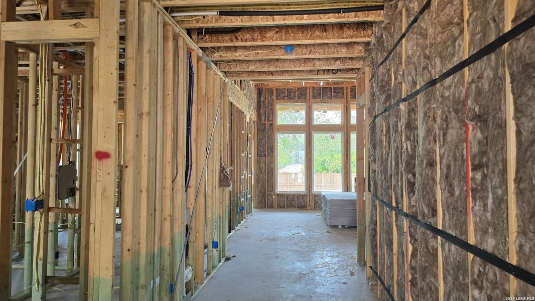 In-progress construction of a new home in Village at Three Oaks, Seguin, TX (Image 15).