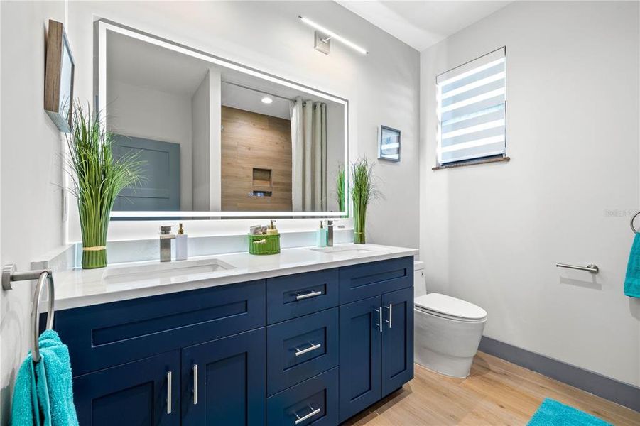 Furnished interior view inside a new home in , Gulfport (Image 52).