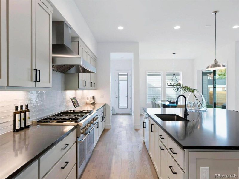 Furnished interior view inside a new home in , Denver (Image 17).