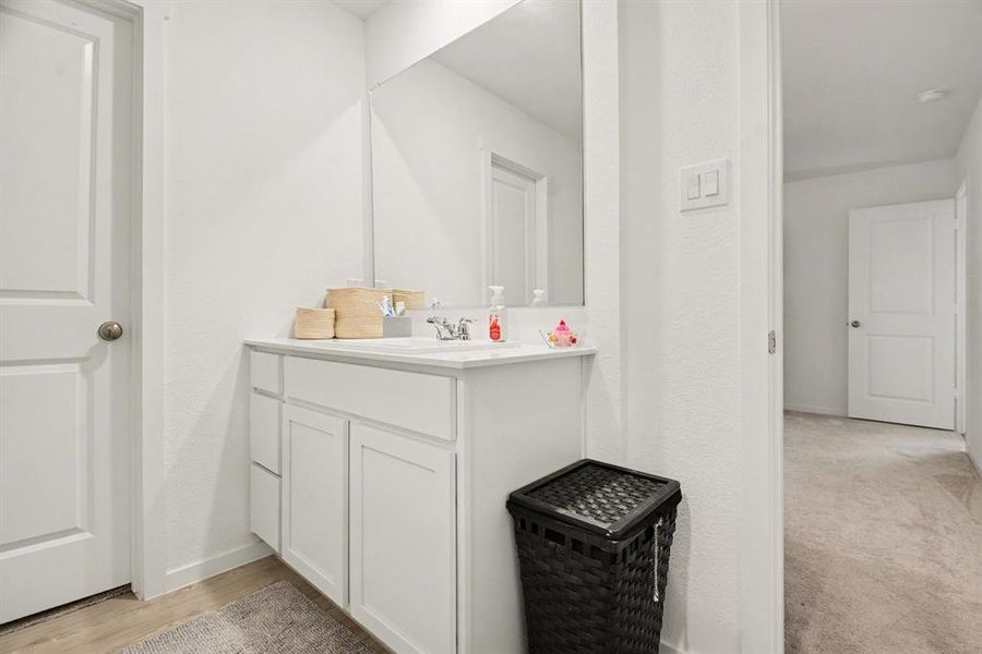 Furnished interior view inside a new home in Mobberly Farms, Pilot Point (Image 13).