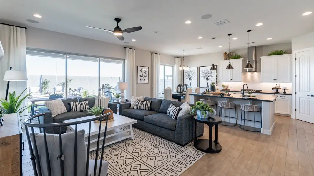 Furnished interior view inside a new home in Hacienda at Estrella, Goodyear (Image 13).