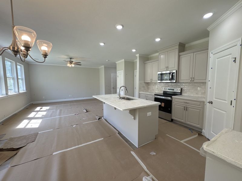 In-progress construction of a new home in Forrest Bluff, North Augusta, SC (Image 20).