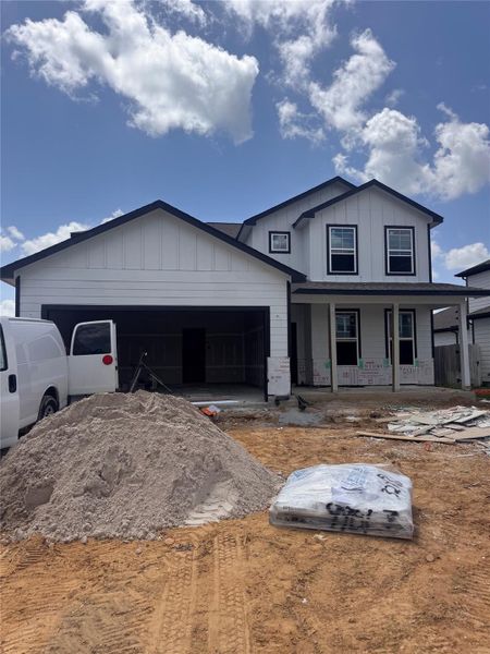 In-progress construction of a new home in Granger Pines, Conroe, TX (Image 34). In-progress construction of a new home in Granger Pines, Conroe, TX (Image 34).