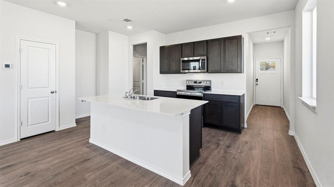 Furnished interior view inside a new home in Arbor Trails South, Princeton (Image 10).