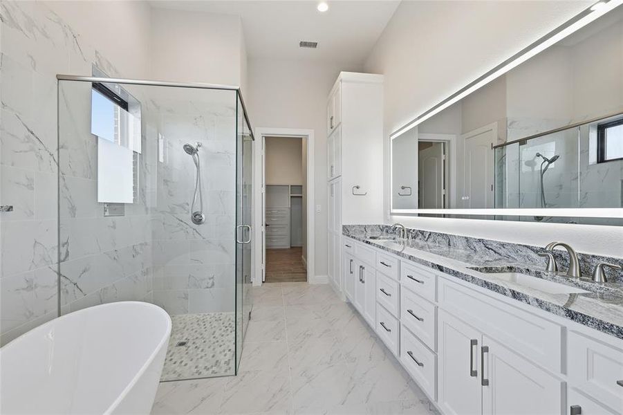 Furnished interior view inside a new home in , Forney (Image 12).