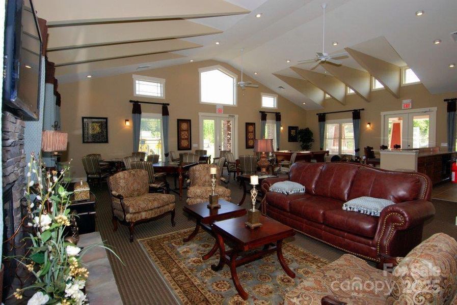 Clubhouse interior Clubhouse interior