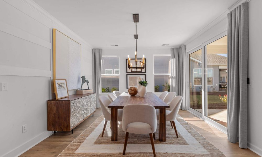 Representative furnished interior of a home built from the The Shorebreak by Chesapeake Homes in The Willows, Loris (Image 14).