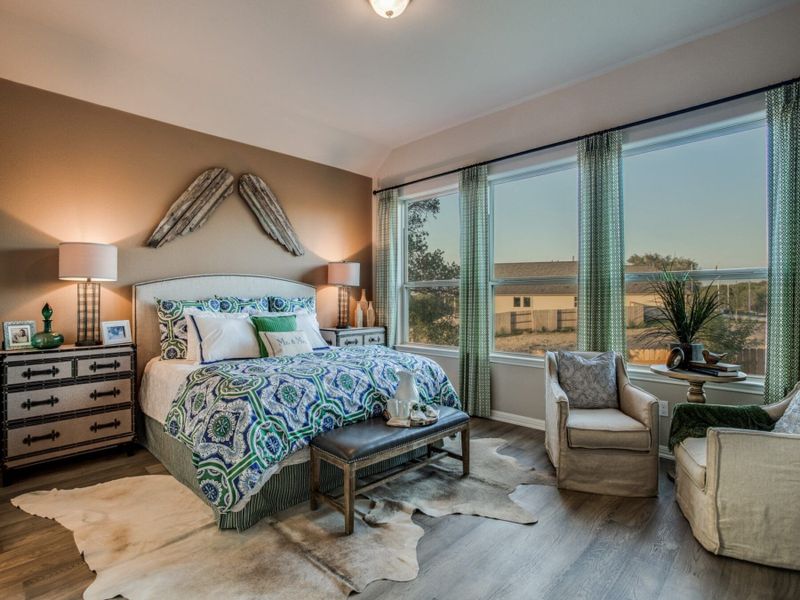 Frisco II Floor Plan in The Colony, Bastrop | Sitterle Home Bedroom Frisco II Floor Plan in The Colony, Bastrop | Sitterle Home Bedroom