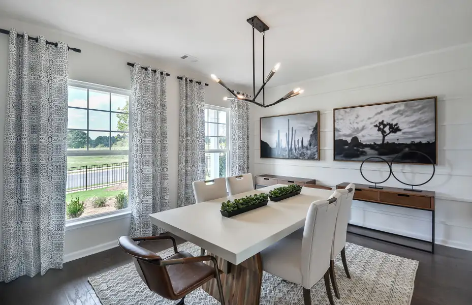 Furnished interior view inside a new home in Hamlet at Carothers Crossing, La Vergne (Image 14).