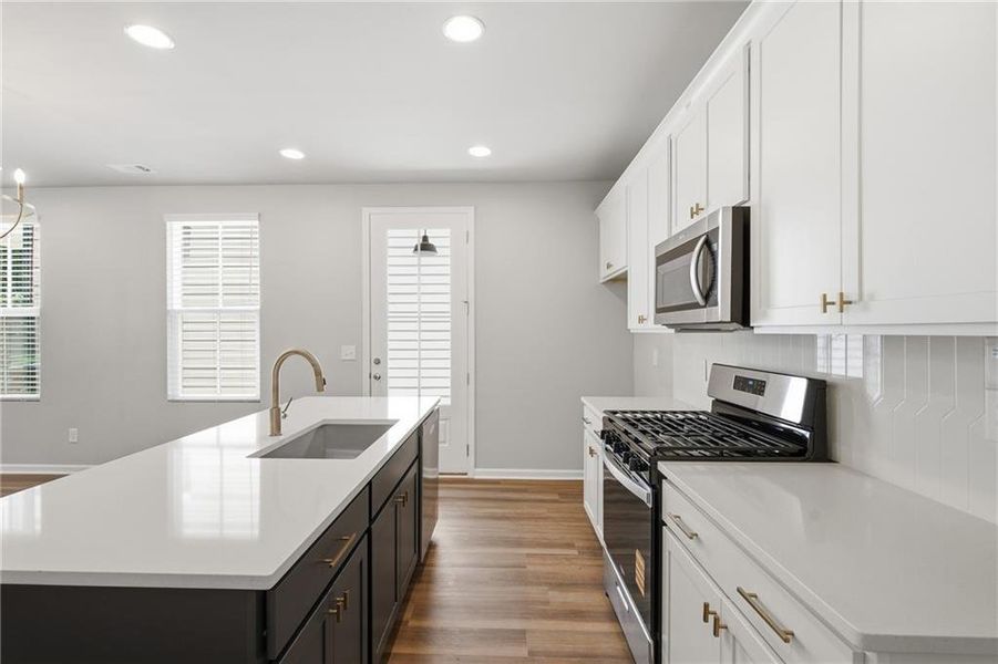 Furnished interior view inside a new home in , Auburn (Image 4).