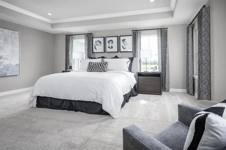 Representative furnished interior of a home built from the Winterset by Ryan Homes in Lake Nellie Crossing, Clermont (Image 13).