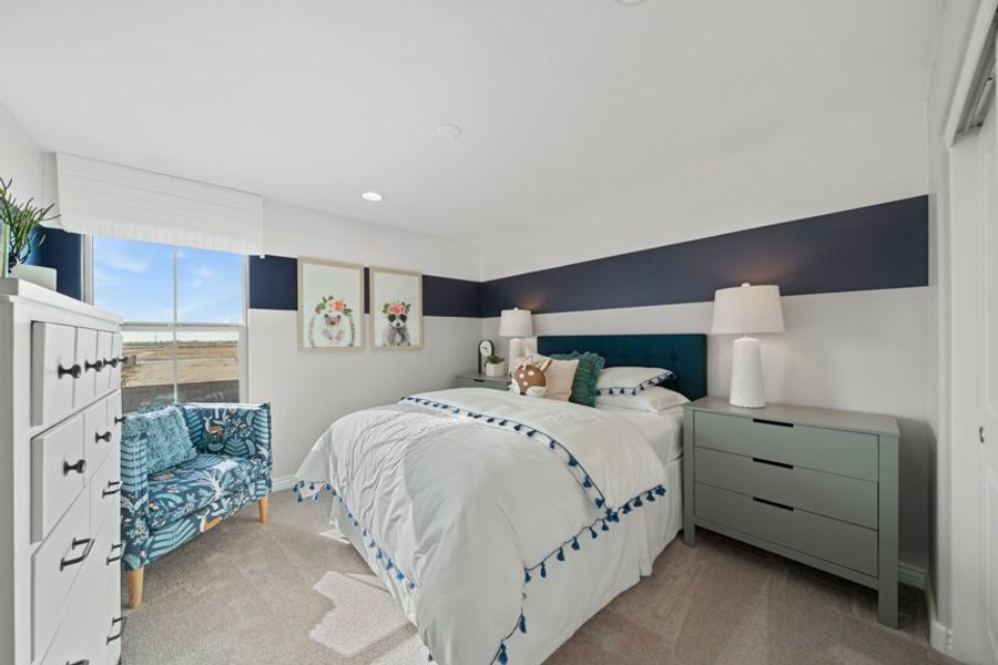 Representative furnished interior of a home built from the 35-4 by Taylor Morrison in Parkside, Phoenix (Image 28).