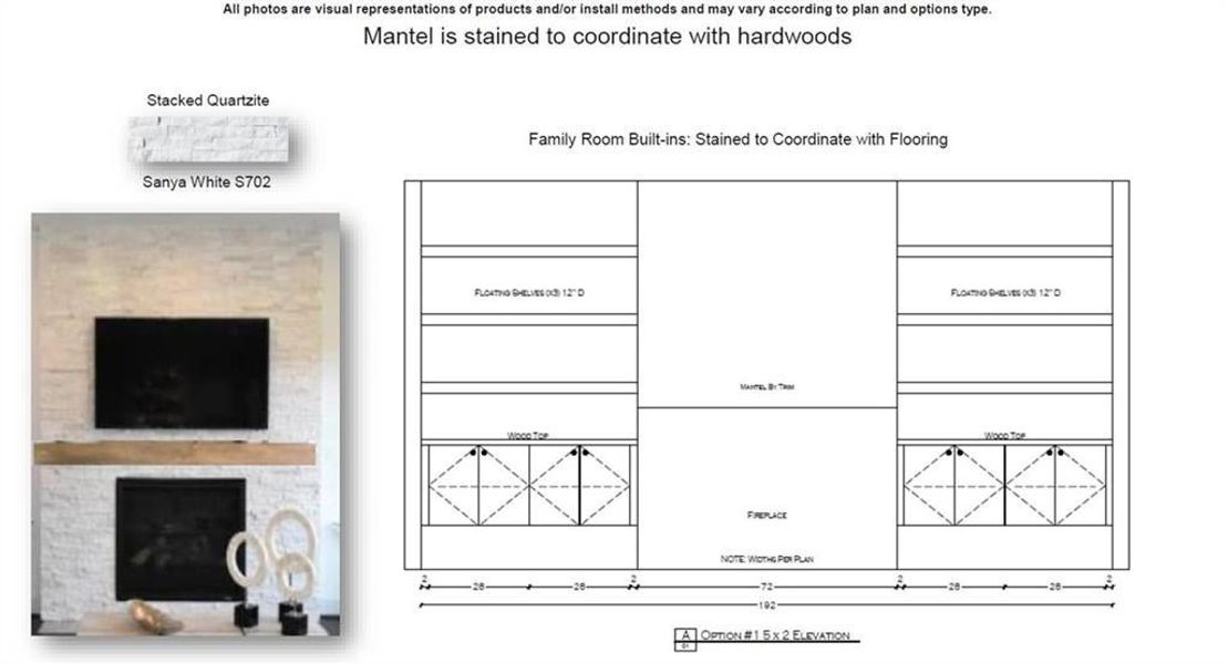 Your fireplace is going to be such a great focal point in your home.