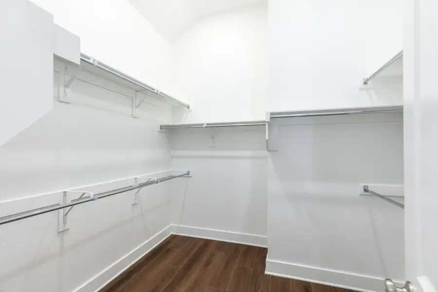 Representative Primary Closet - some options shown Representative Primary Closet - some options shown