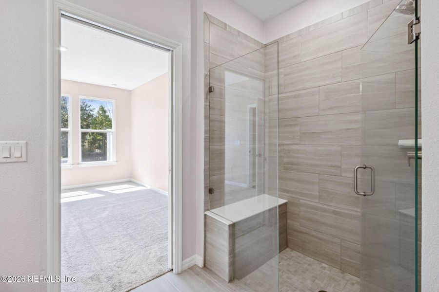 Furnished interior view inside a new home in Del Webb Wildlight, Wildlight (Image 5).