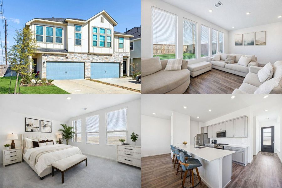 Furnished interior view inside a new home in , Fulshear (Image 6).