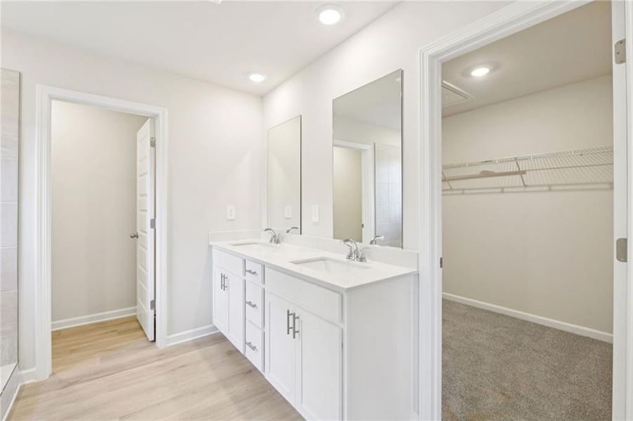 Furnished interior view inside a new home in Martin Springs - Estate Series, Lawrenceville (Image 10). Furnished interior view inside a new home in Martin Springs - Estate Series, Lawrenceville (Image 10).
