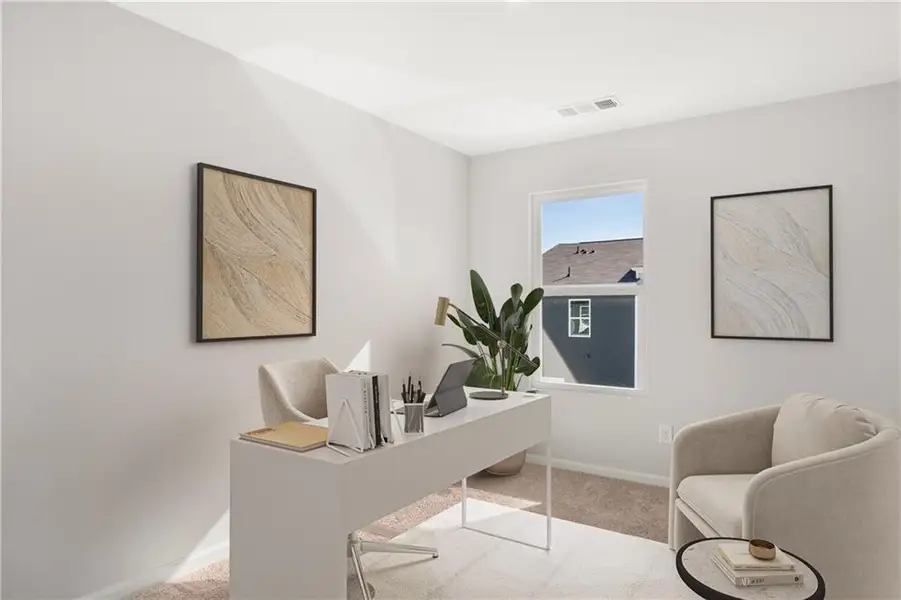 Furnished interior view inside a new home in Stegall Village, Emerson (Image 8). Furnished interior view inside a new home in Stegall Village, Emerson (Image 8).