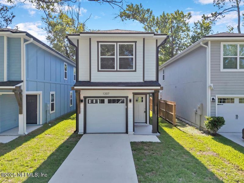 Front exterior of a new home in , Jacksonville, FL, highlighting curb appeal (Image 24).