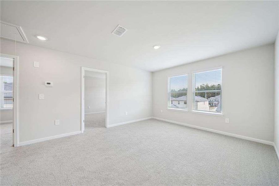 Spacious, unfurnished interior of a new home in Parkside at Grayson, Grayson (Image 17).