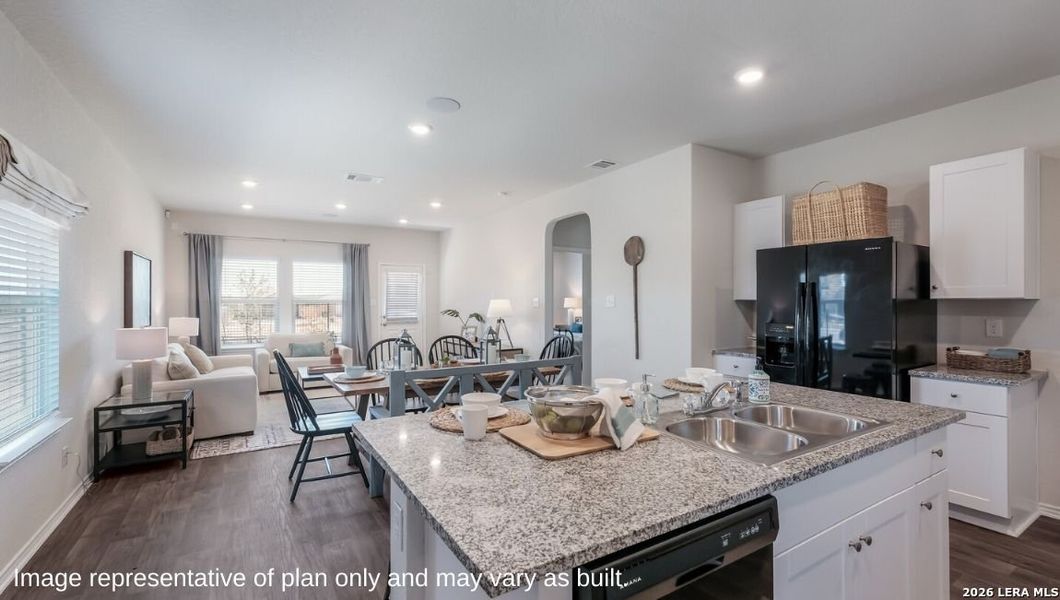 Furnished interior view inside a new home in Blue Ridge Ranch, San Antonio (Image 13).