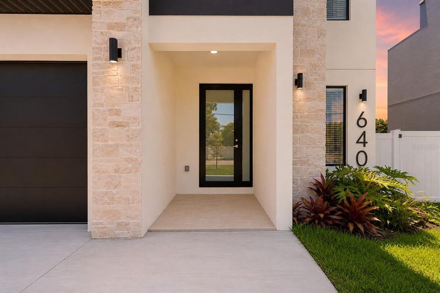 Exterior details and patio area of a home in , Tampa (Image 37). Exterior details and patio area of a home in , Tampa (Image 37).