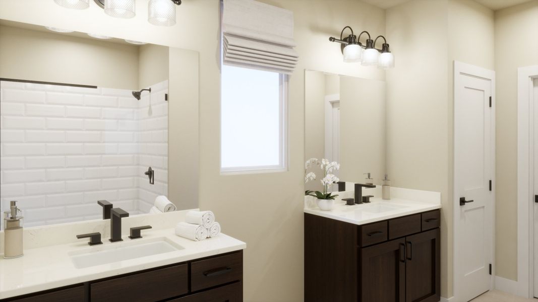 Representative furnished interior of a home built from the 4009 by Risewell Homes in Freedom at Anthem, Kyle (Image 11).