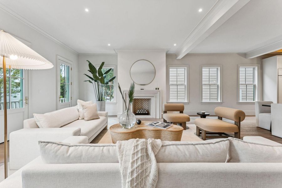 Furnished interior view inside a new home in , Charleston (Image 30).