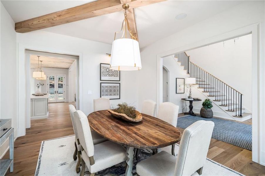 Furnished interior view inside a new home in , Alpharetta (Image 9).