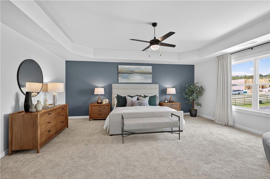 Furnished interior view inside a new home in , Gainesville (Image 36).
