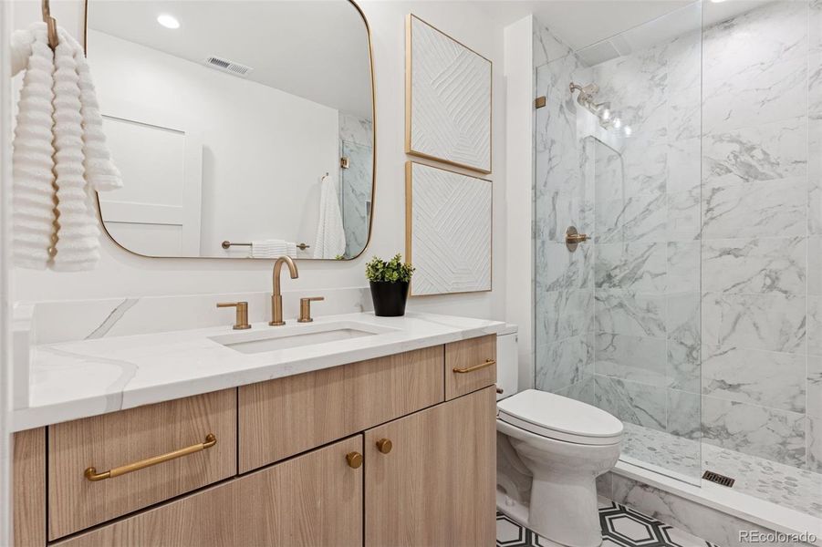 Furnished interior view inside a new home in , Denver (Image 11).