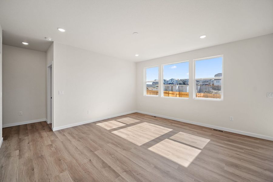 Spacious, unfurnished interior of a new home in Ridge at Lorson Ranch, Colorado Springs (Image 23). Spacious, unfurnished interior of a new home in Ridge at Lorson Ranch, Colorado Springs (Image 23).