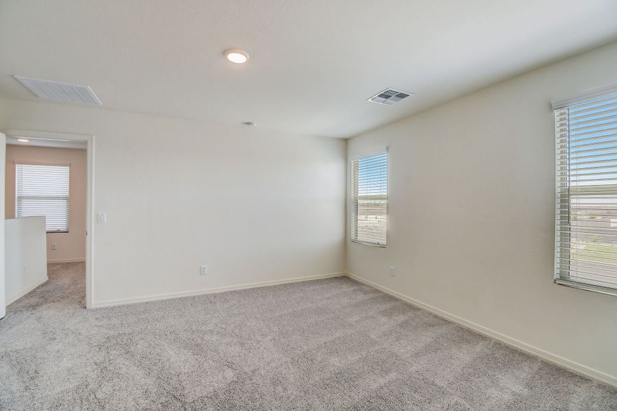 Representative unfurnished interior of a home built from the Spectra by Starlight Homes in Agave Trails, Buckeye (Image 22). Representative unfurnished interior of a home built from the Spectra by Starlight Homes in Agave Trails, Buckeye (Image 22).