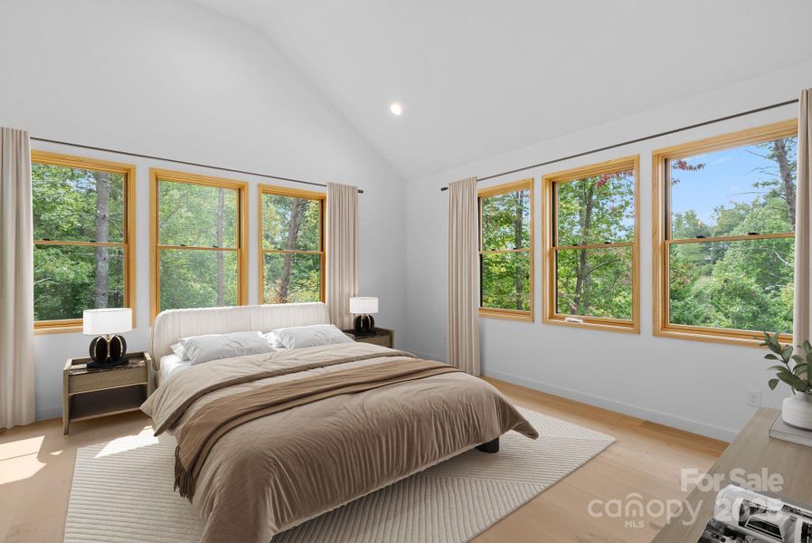 Furnished interior view inside a new home in , Asheville (Image 12).