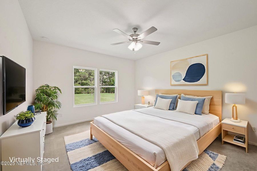Furnished interior view inside a new home in Panther Creek, Jacksonville (Image 11). Furnished interior view inside a new home in Panther Creek, Jacksonville (Image 11).