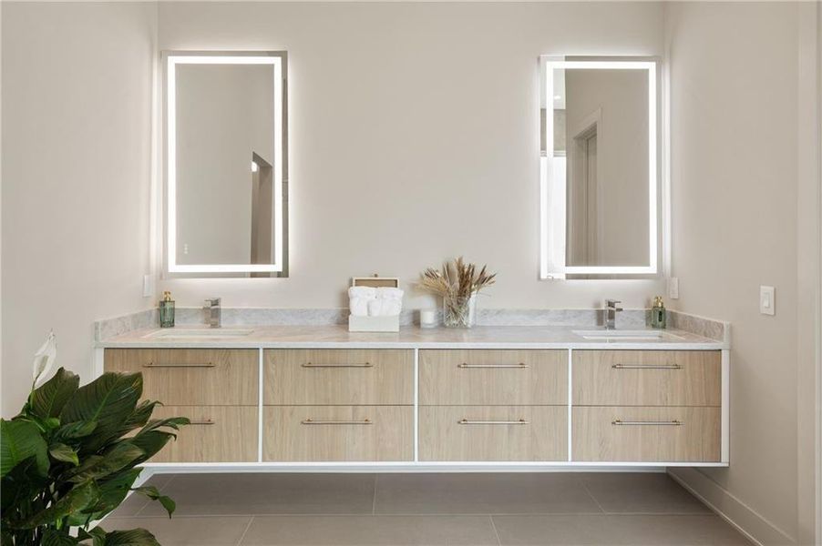 Furnished interior view inside a new home in , Sandy Springs (Image 46).