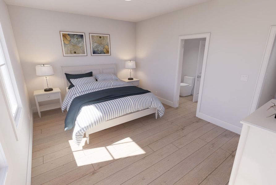 Furnished interior view inside a new home in , North Charleston (Image 18).