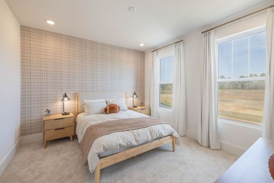 Representative furnished interior of a home built from the Tanner by True Homes in Edgewater - The Links, Lancaster (Image 13).