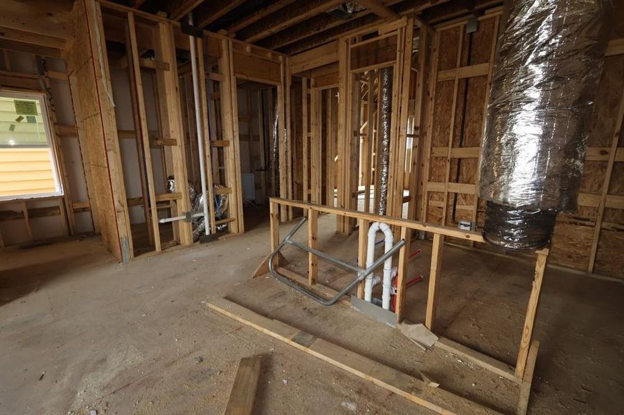 In-progress construction of a new home in Retreat at Oak Park, Houston, TX (Image 17). In-progress construction of a new home in Retreat at Oak Park, Houston, TX (Image 17).
