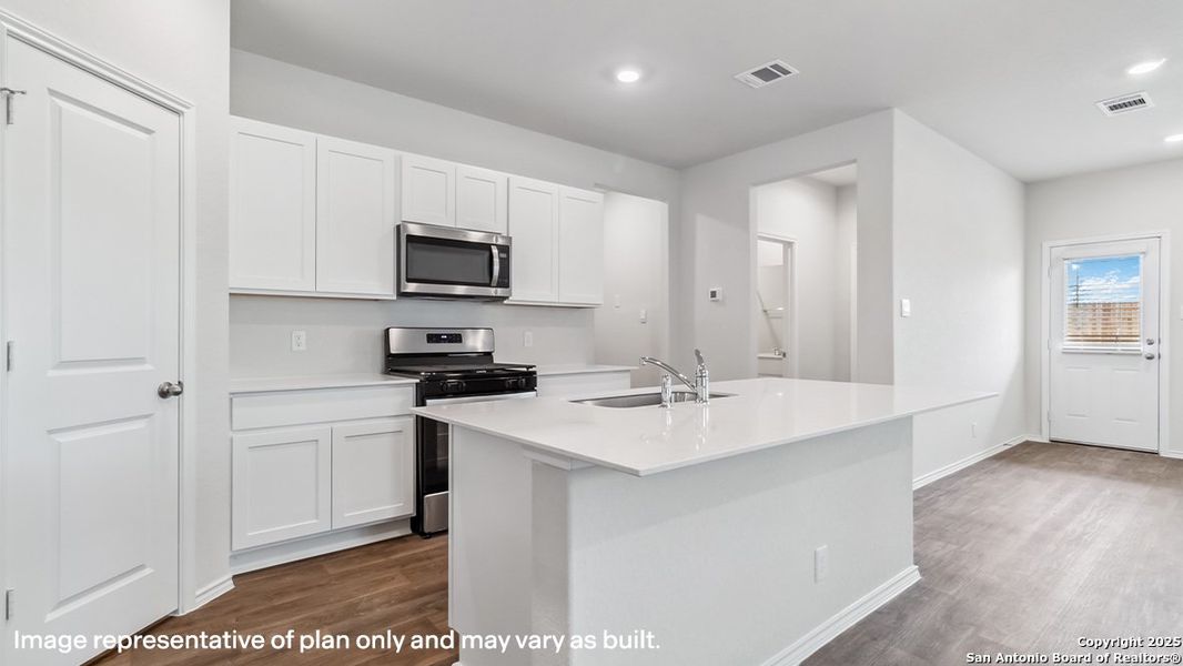 Furnished interior view inside a new home in Stonehill, San Antonio (Image 5). Furnished interior view inside a new home in Stonehill, San Antonio (Image 5).